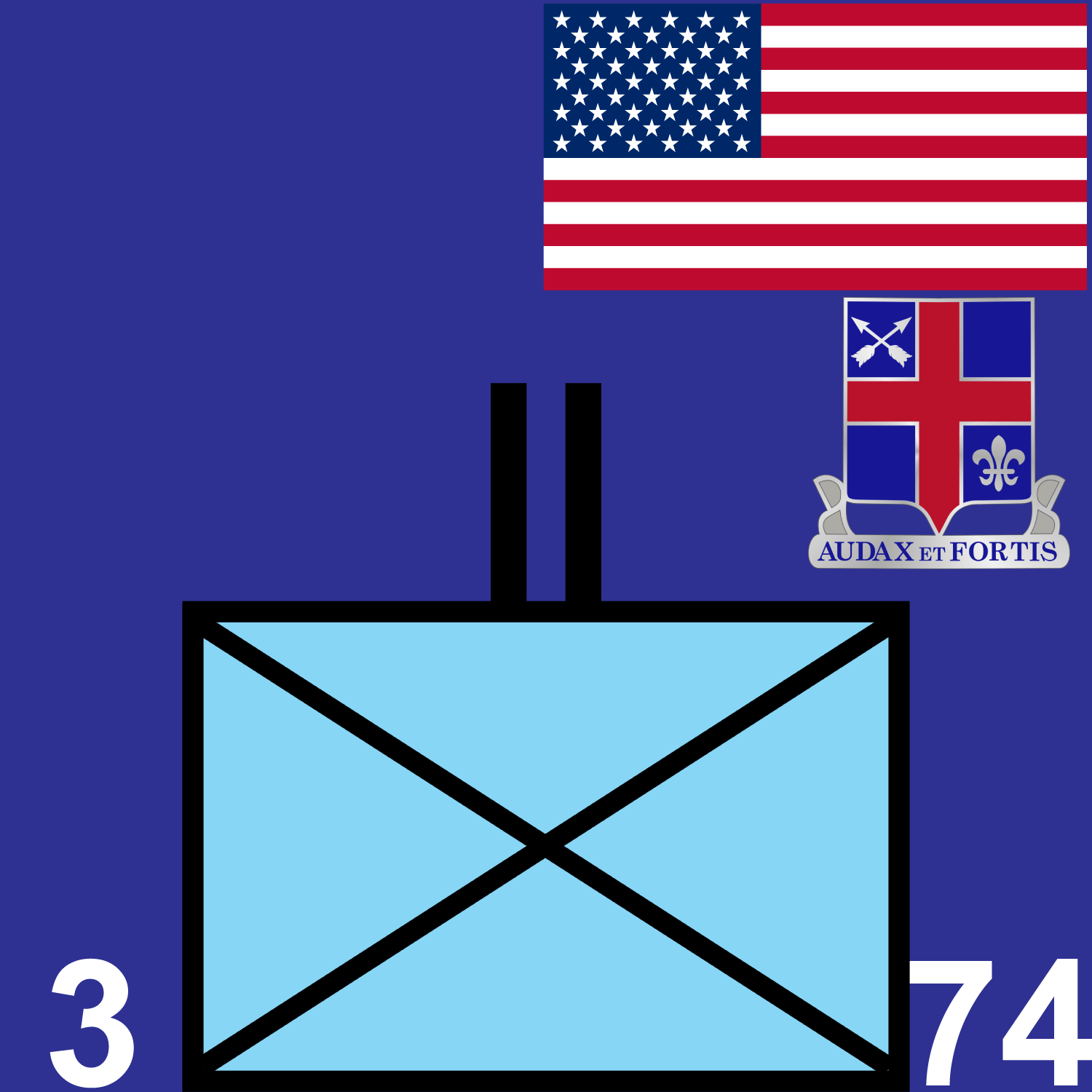 3d Battalion, 74th Infantry Regiment icon